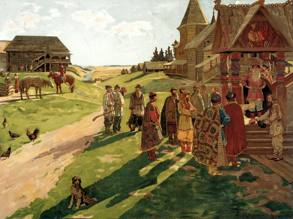 А. Максимов. В усадьбе князя